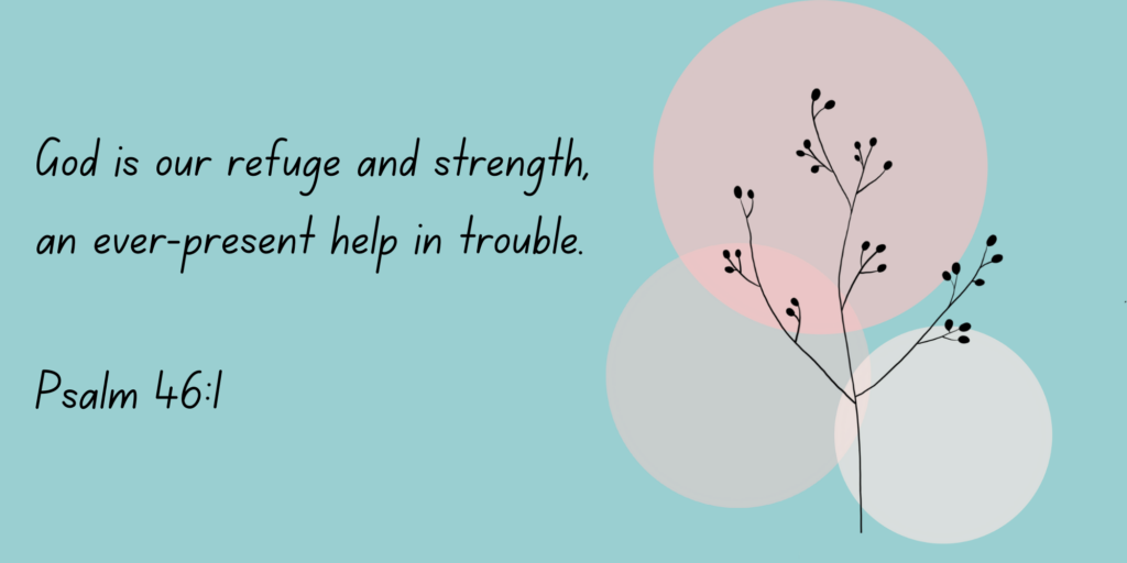 Bible Verses For Being Overwhelmed.
Psalm 46:1 "God is our refuge and strength, and ever-present help in trouble>"